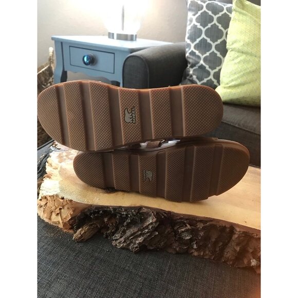 Sorel Toreda Carly Sandal Tan Size 7.5 gladiator strappy - Picture 7 of 8